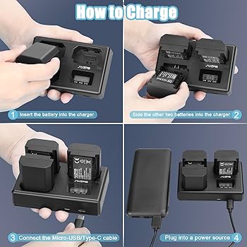 JYJZPB NP-FZ100 Battery 3-Pack and Triple LCD Battery Charger for JYJZPB NP-FZ100 Battery 3-Pack and Triple LCD Battery Charger for