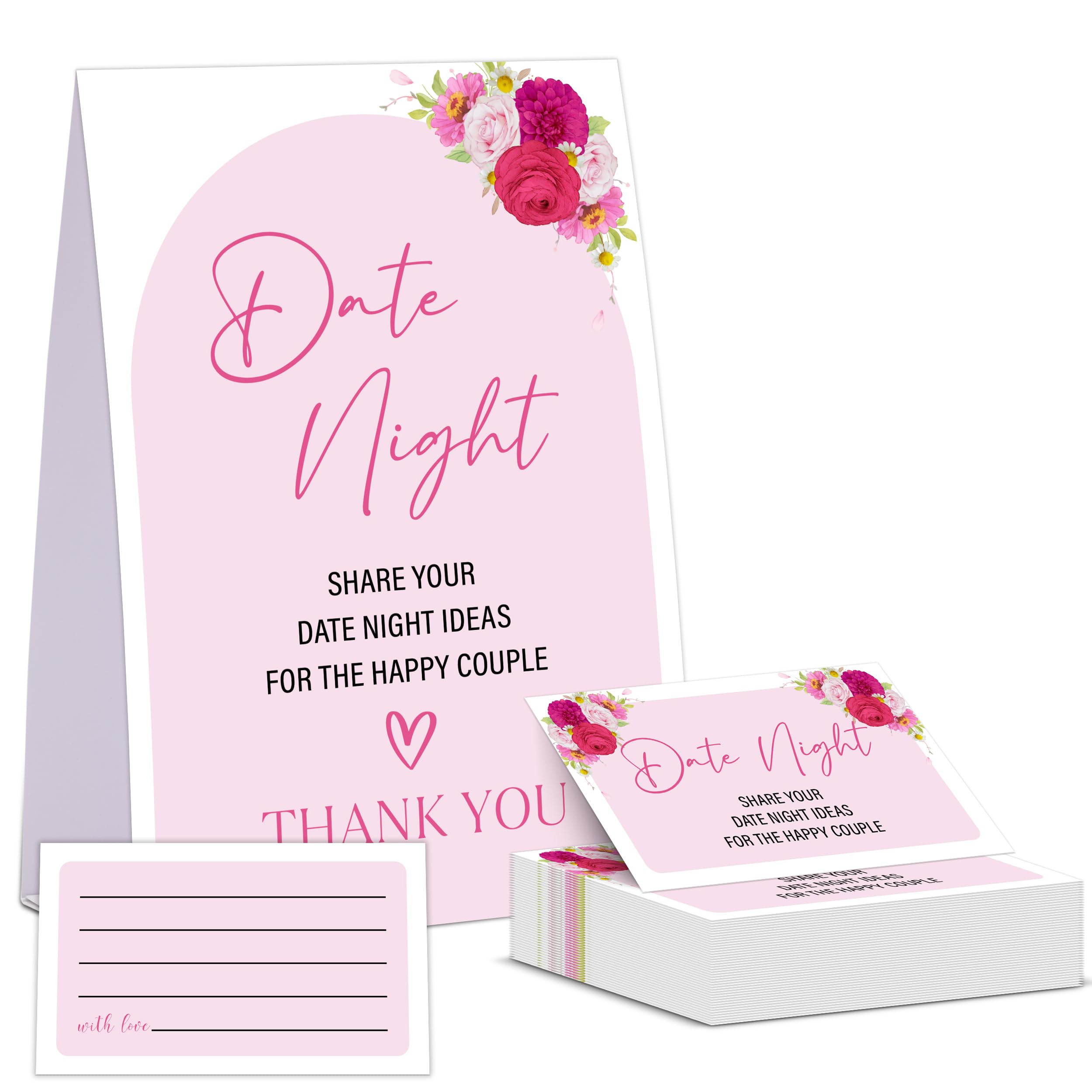 Paper Clever 'Guess The Flowers' Bridal Shower Game – 25 Trivia Cards With Answer Key, Wedding Shower Activity - View #6