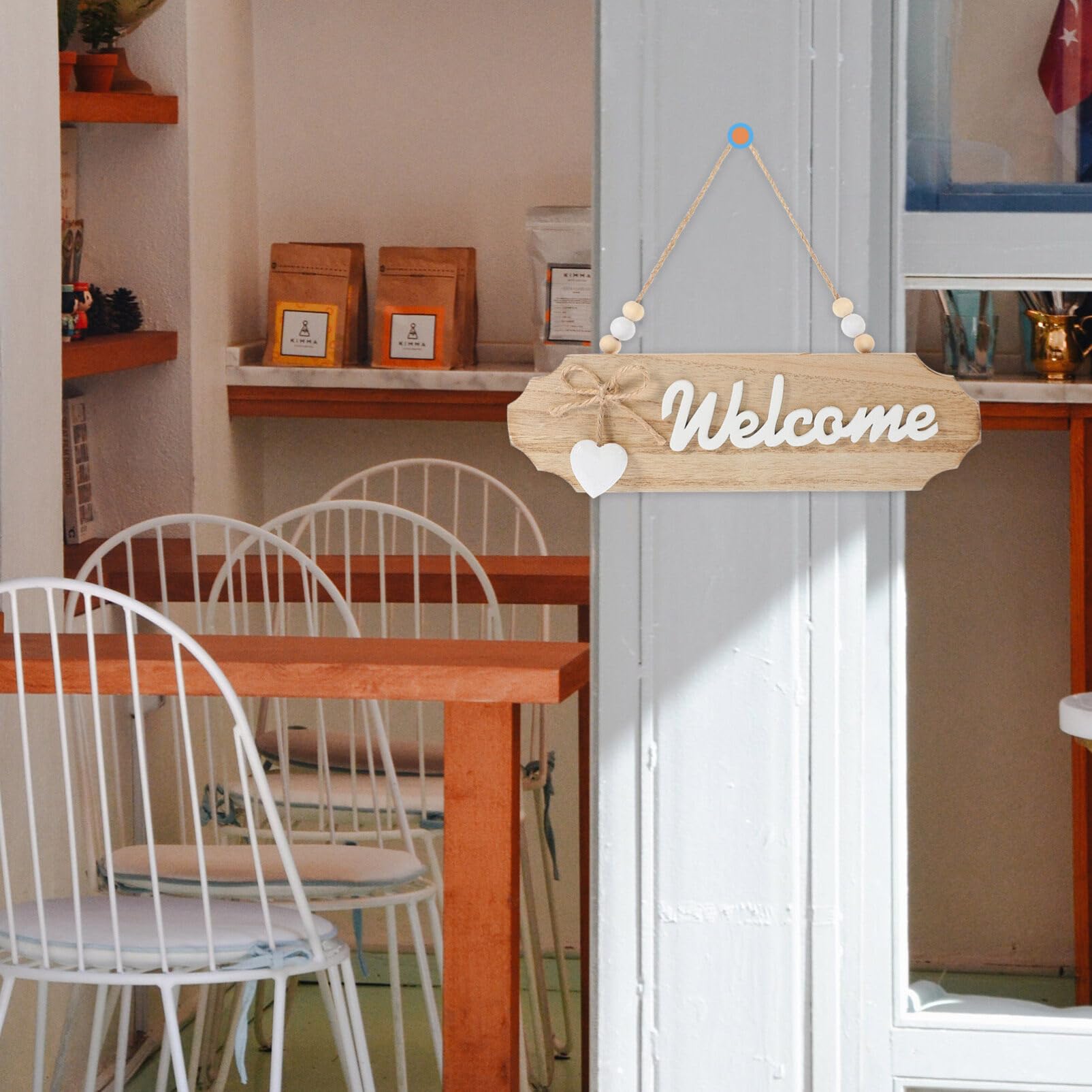 ウェルカム ドアプレート & ウォールフック (キーフック)  オーダー受付！ 71ewmOdwLZL._AC_UF350,