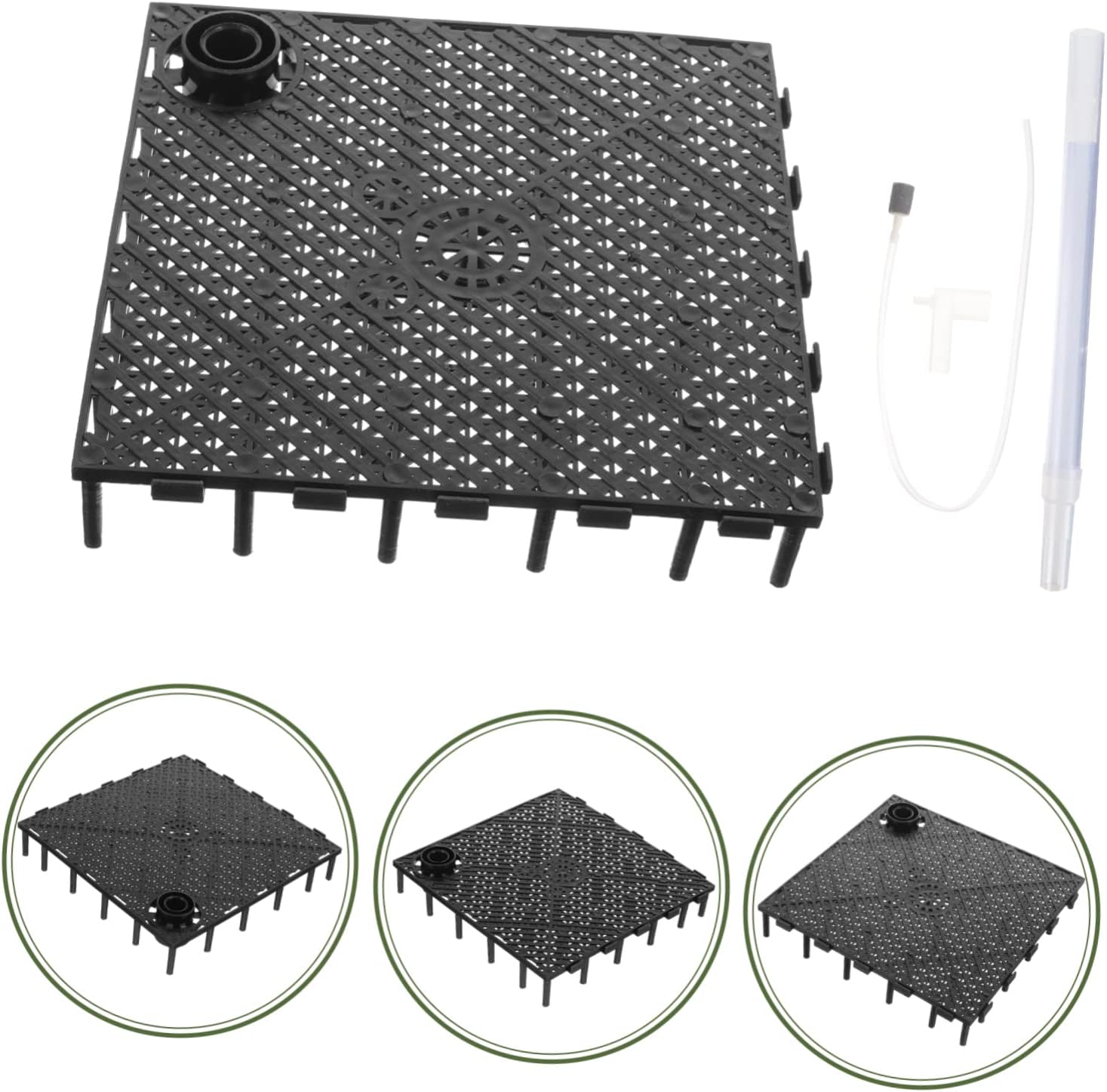 1set Aquarium Divider Board Fish Tank Bottom Plate Splicing Tube Practical Breeding Accessory for Isolating Fish Water Filtration Design