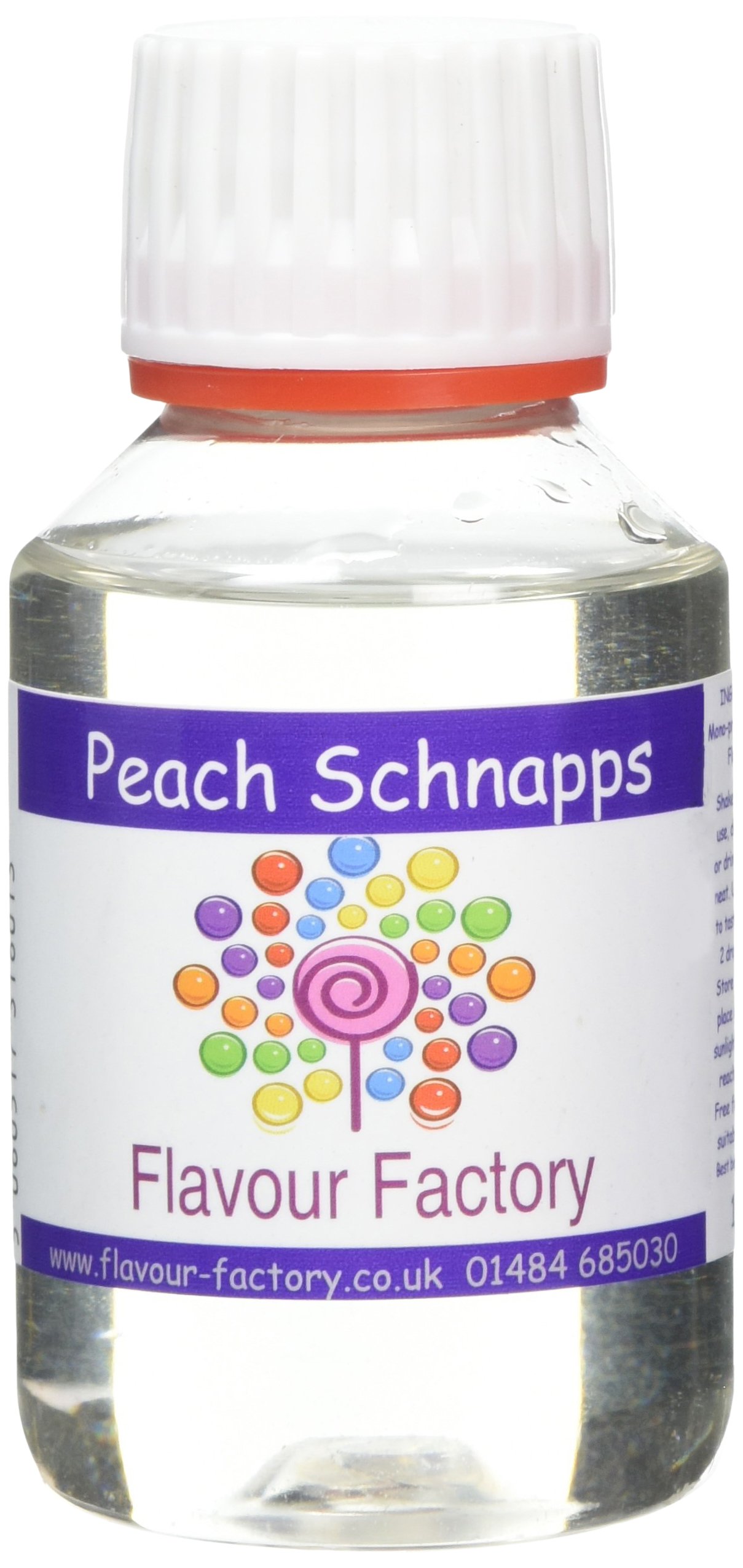 Flavour Factory Intense Food Flavouring, Peach Schnapps, 100 ml