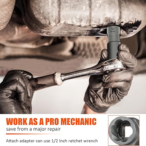 Miniatura 4 de Juego de 12 extractores de pernos, kit extractor de pernos profundos fácil de sacar para pernos redondeados rotos, tuercas de oreja, bujías,