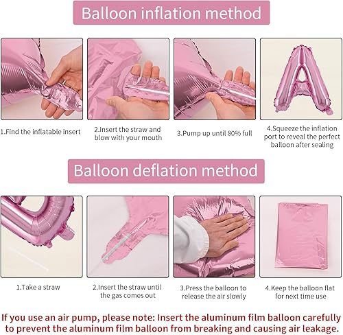 Miniatura 10 de Biapian Globos de letras de 40 pulgadas, globo dorado de letra O grande, 1 pieza de globo gigante de aluminio de aluminio O individual para