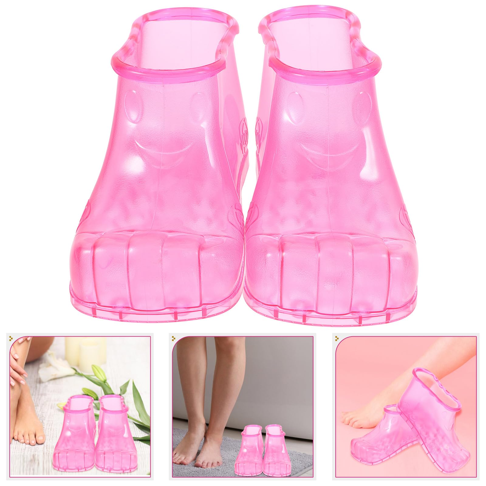 Healvian Chaussures De Bain De Pieds Antidérapantes 10.35 Pouces Pour Trempage Confortable À Domicile Sauna Soins Des Pieds Avec Capacité Et Semelle Douce