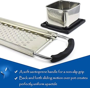 Spaetzle マッキーナ・ニョッキッティ ステンレス製 調理器具 Spaetzle マッキーナ・ニョッキッティ ステンレス製 調理器具 Amazon