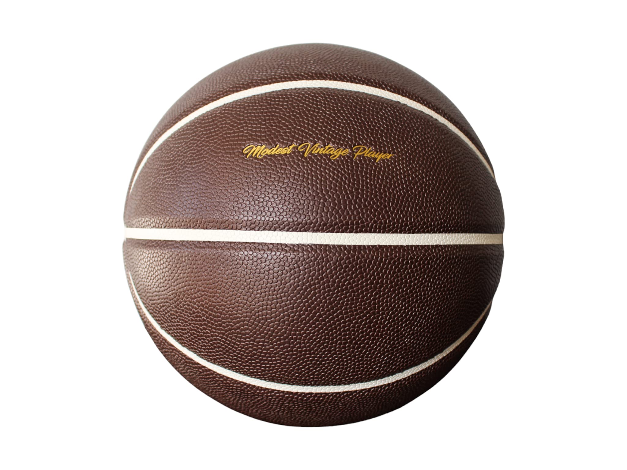 Modest Vintage Player Ltd Products Dark Brown Leather Basketball