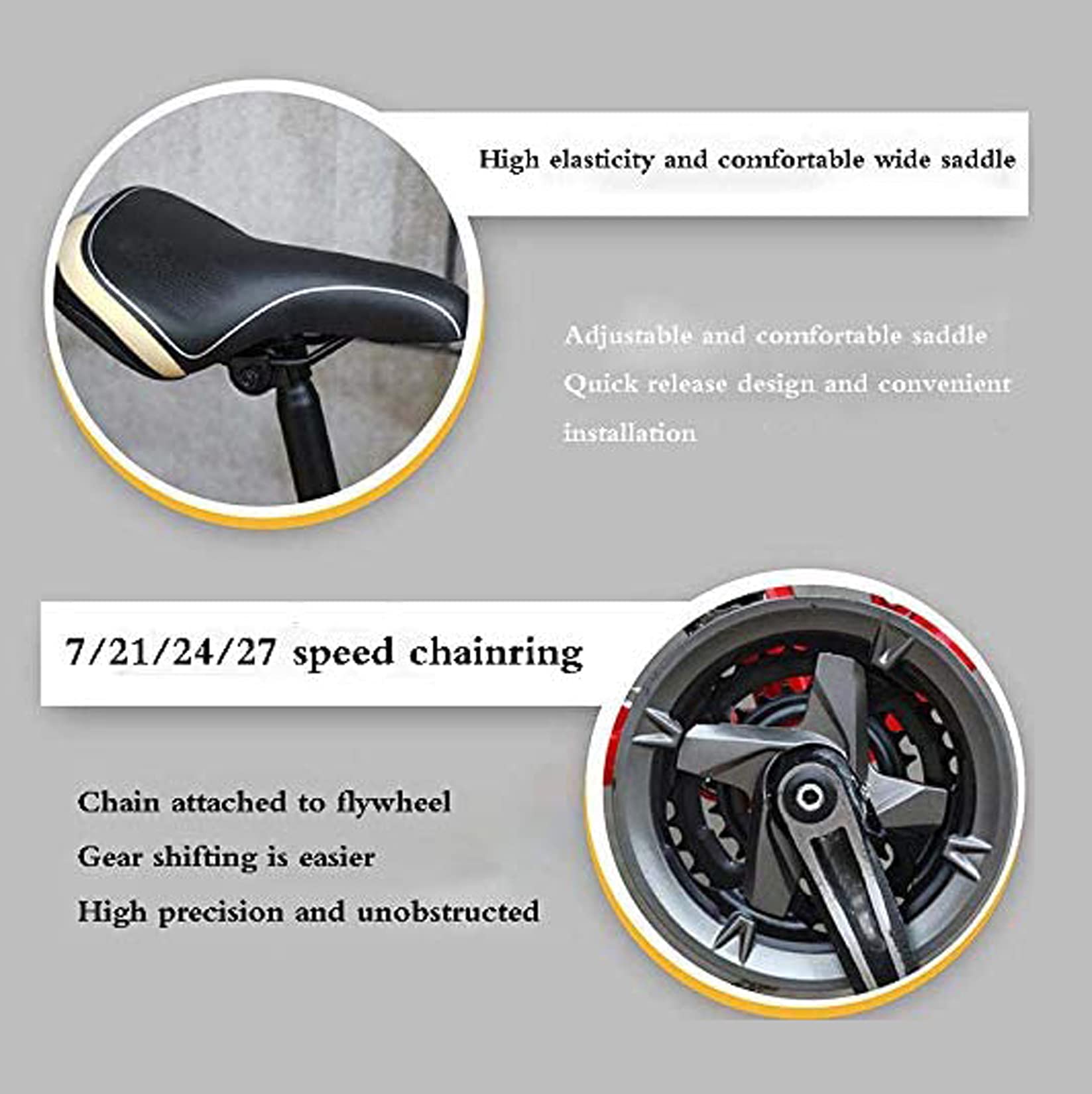 Amazon | マウンテンバイク24インチ、 フルサスペンションマウンテン