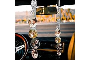 Personalized Photo Crystal Car Pendant