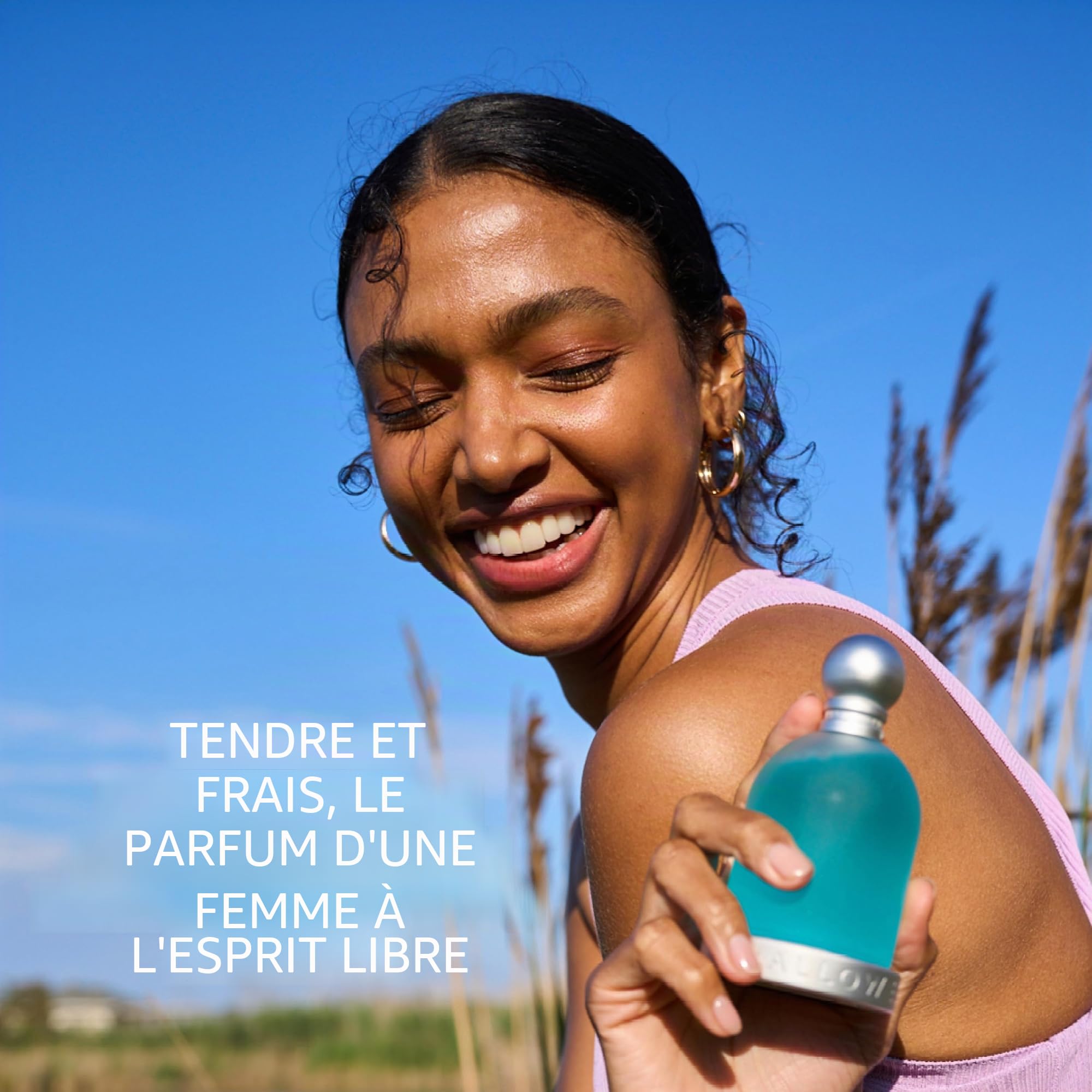 Halloween Blue Drop, Eau de Toilette pour Femme, Senteur boisée, 100 ml avec Vaporisateur