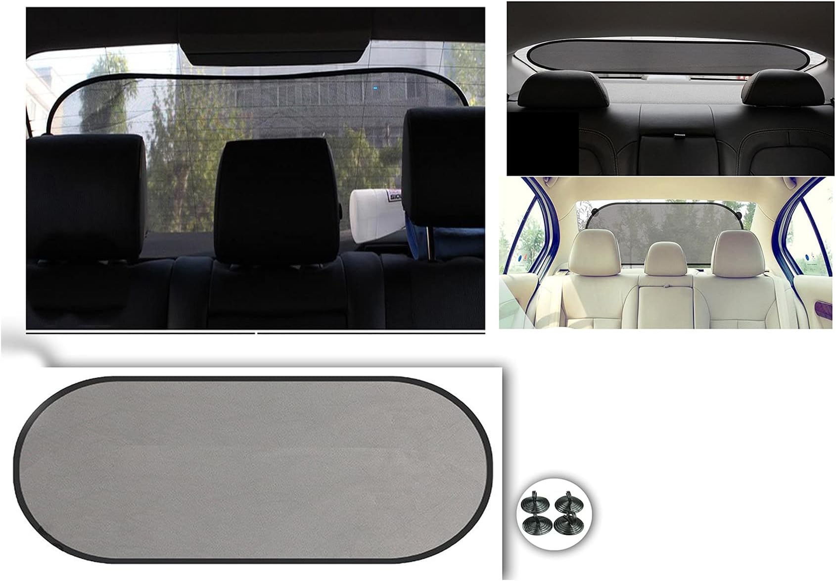 Rear Back Window Sunshade Protection Glare Reduction Shade Protect Sun