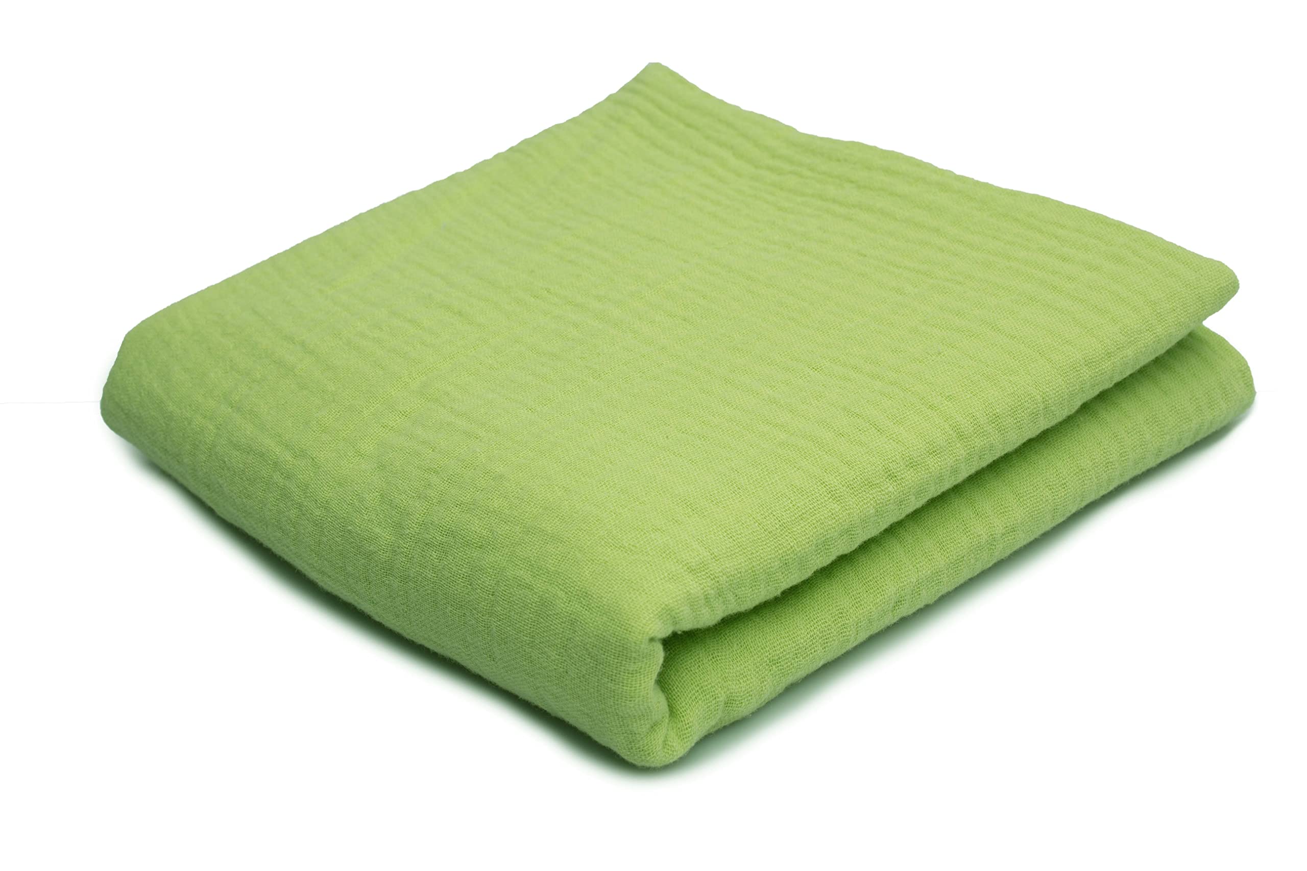 Cotton Muslin Double Gauze 50 x 130 cm (Lime) — image 1