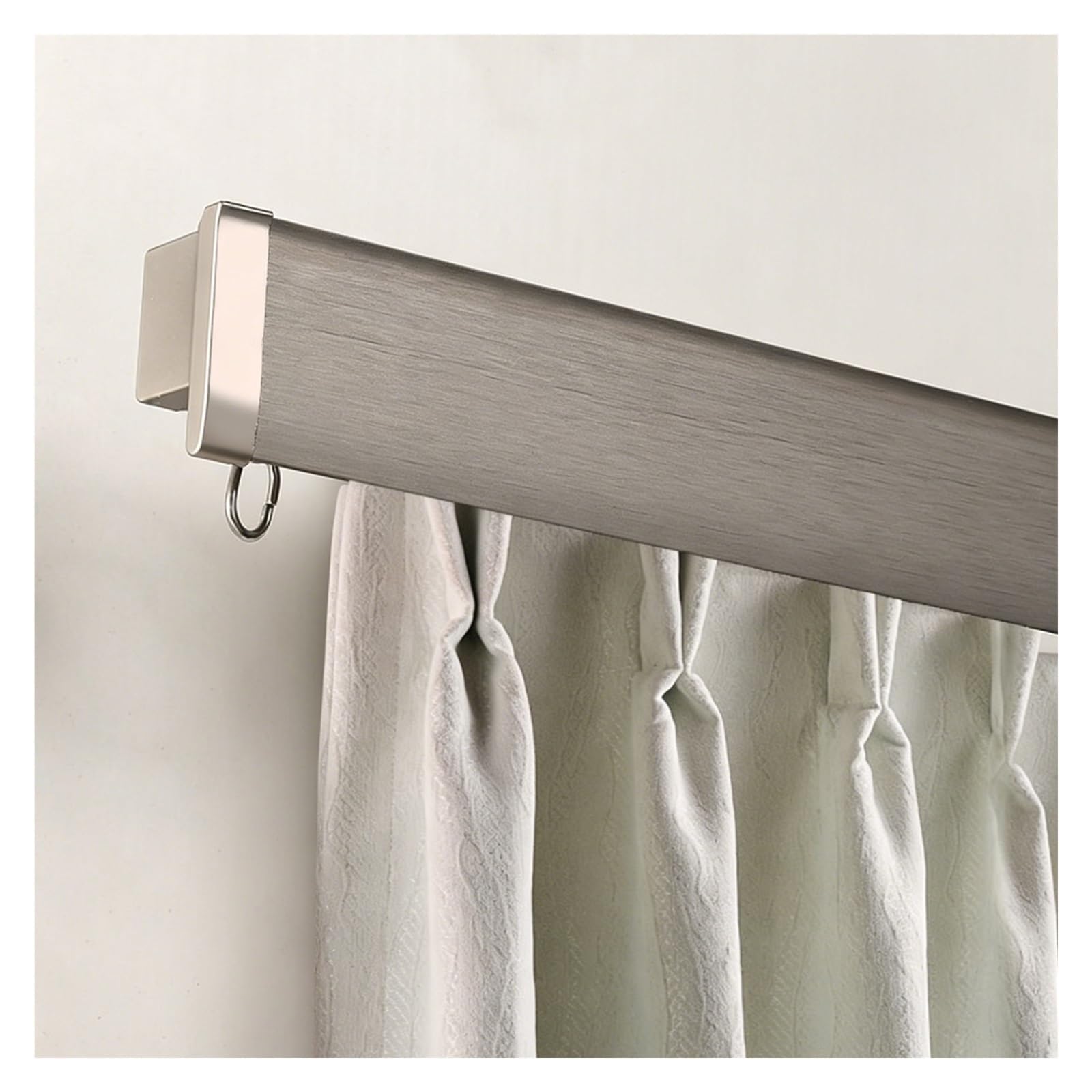 Blackout Curtain Rail Pelmet Panel for Bedroom, Living Room, Kitchen, Aluminum Windows Cornice Boards Kit, Decorative Panel Valance Frame(White,84in/213.4cm)