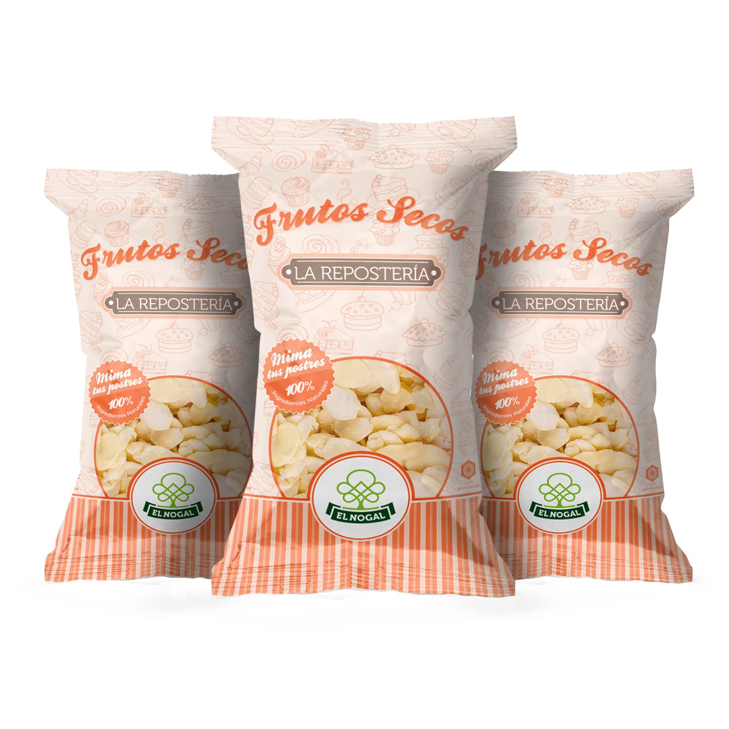 EL NOGAL Frutos Secos Almendra Laminada - Repostería Bolsa, 125