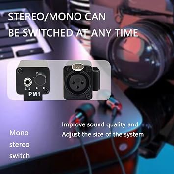 2X Mini Earphone Amplifier XLR Professional in Ear Stereo Personal Earphone Amplifier PM1 HIFI Headphone Amplifier