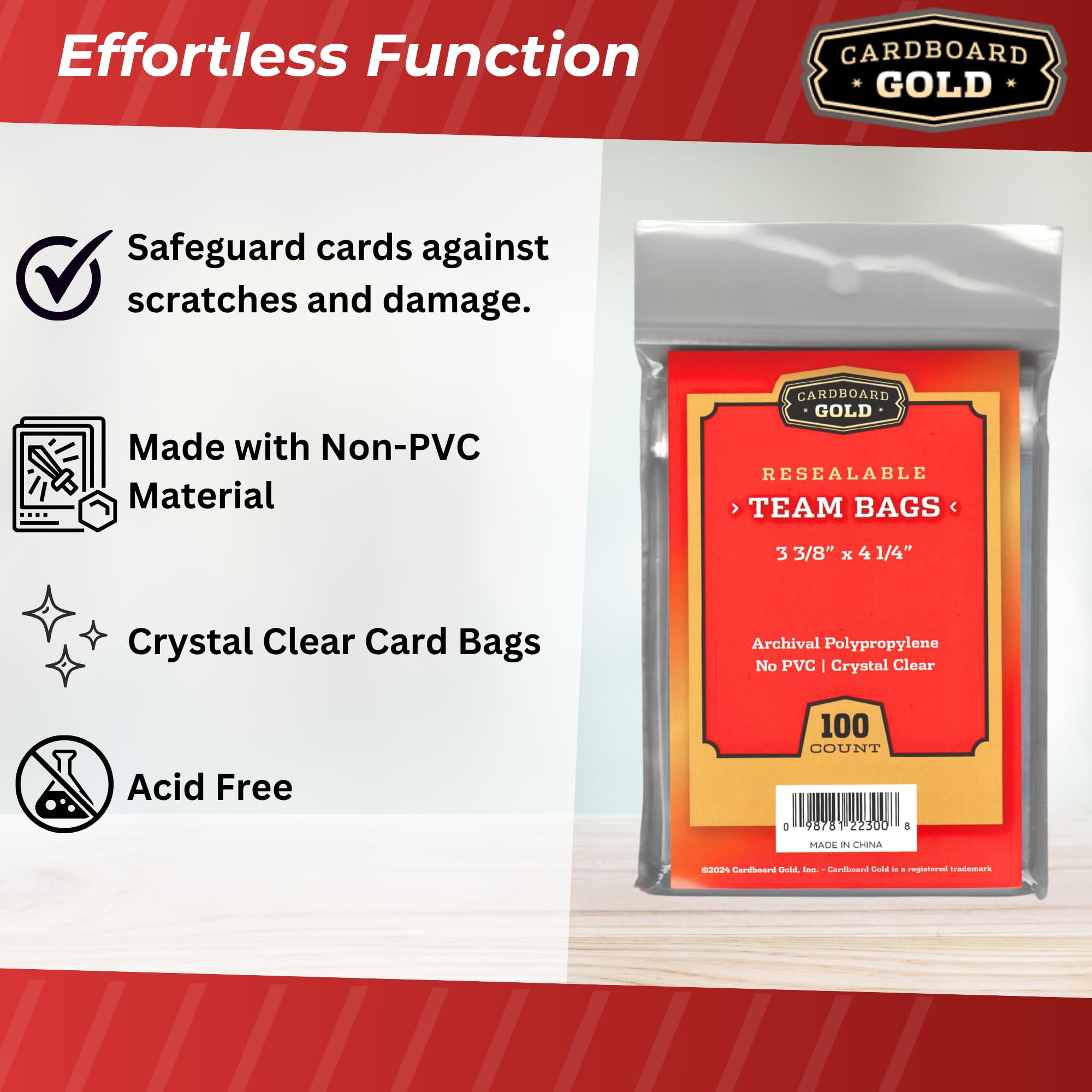 graded card team bags Fitted Team Bags (100)
