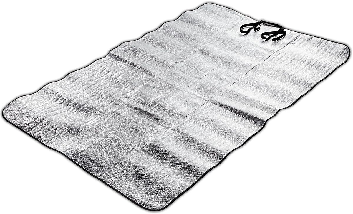 Black Canyon BC3513 Double Aluminium Mat 190 x 120 cm Silver
