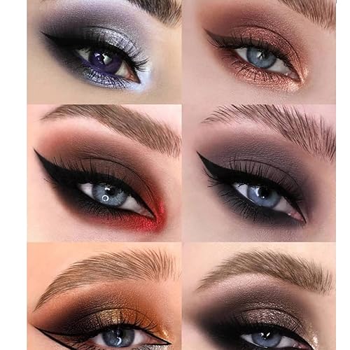 Miniatura 3 de BestLand Paleta de sombra de ojos ahumada de 12 colores, color nude natural, mate, brillo, pigmento, sombra de ojos, juego de paleta de sombra de