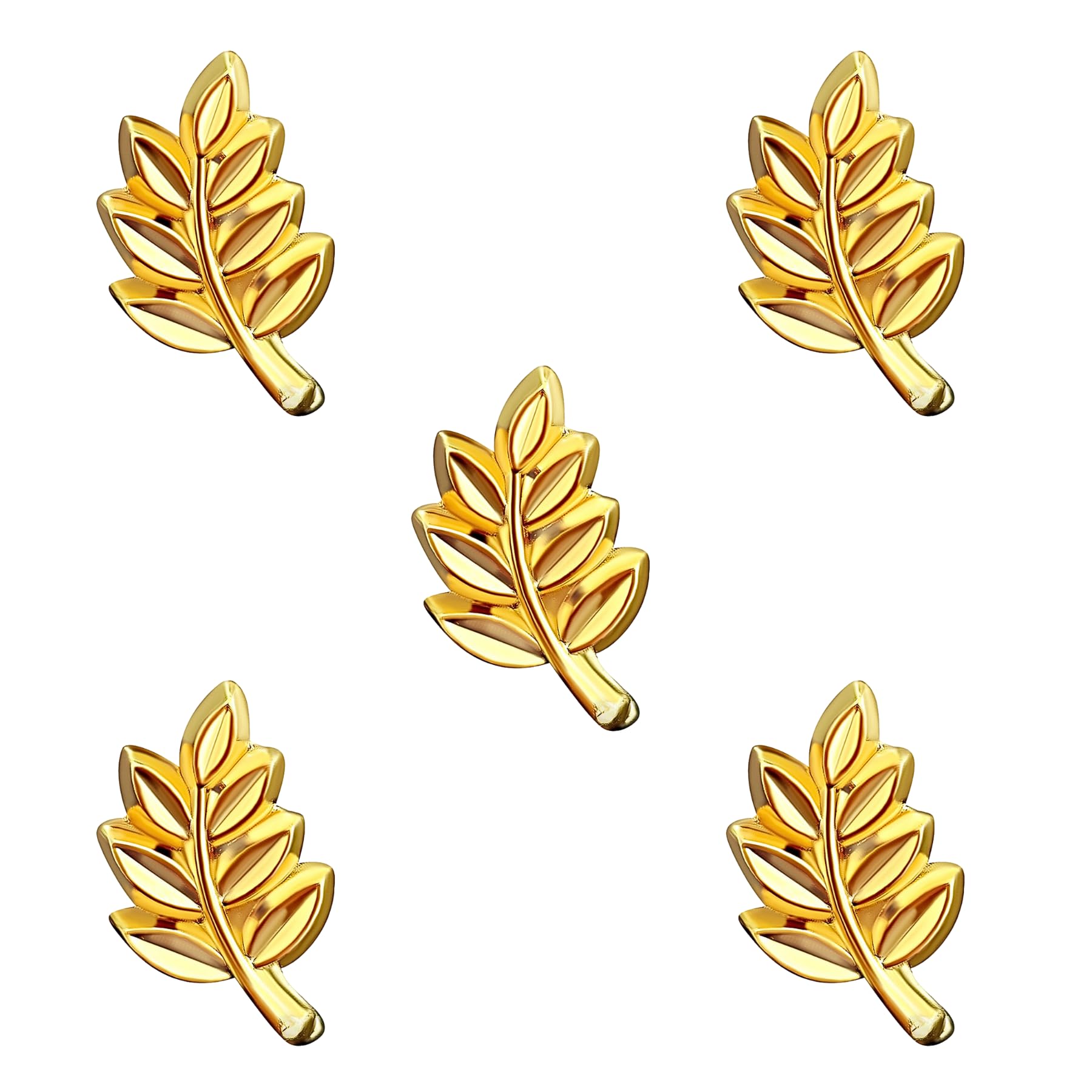 Lote de 5 Pin's Acacia Masonería | Pins France Dorado Branche de Acacia | Joya de 12 mm símbolo masónico, mm, Zinc