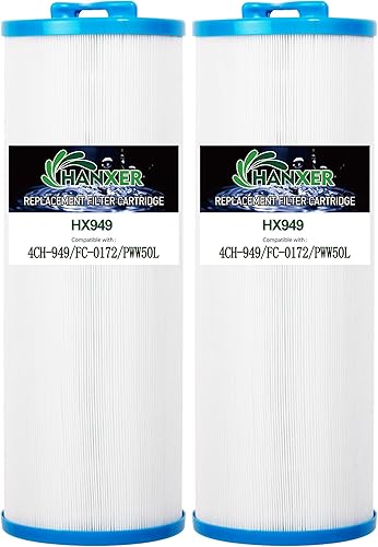 Cartucho de filtro de spa que sustituye a Unicel 4CH-949, Filbur FC-0172, FC0172, PWW50L, 817-4050, AK-90091, 200702, SD-01143, Rising Dragon 50