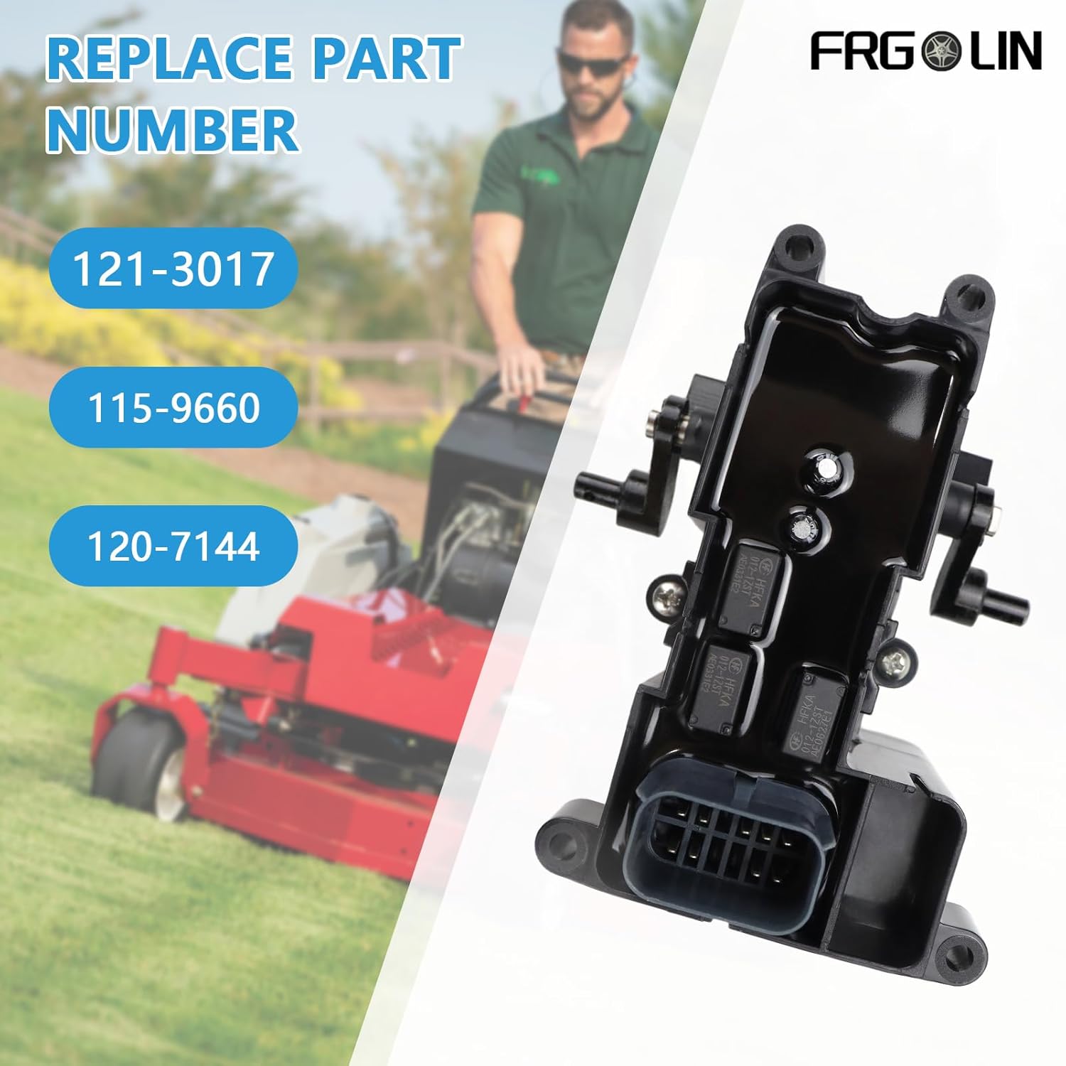 Brake Control Module Compatible with Toro TimeCutter Exmark Quest E S Series 2012-2014 Replaces 121-3017 120-7144 115-9660