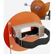 SturdyShape Pancake Welding Hood for Pipeline Welders Orange phenolic Resin Pipeliner Helmet, Right or Left Hand Use Unique Design for Automotive & Custom Fabrication Workers