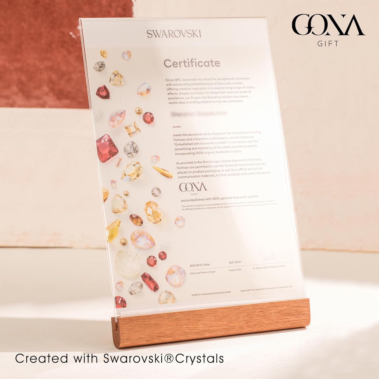 7 inch - 7.7 inch Rainbow Tennis Bracelets, Handcrafted with Eco-Friendly Swarovski® Crystals, with Elegant Gift Box - Image 6