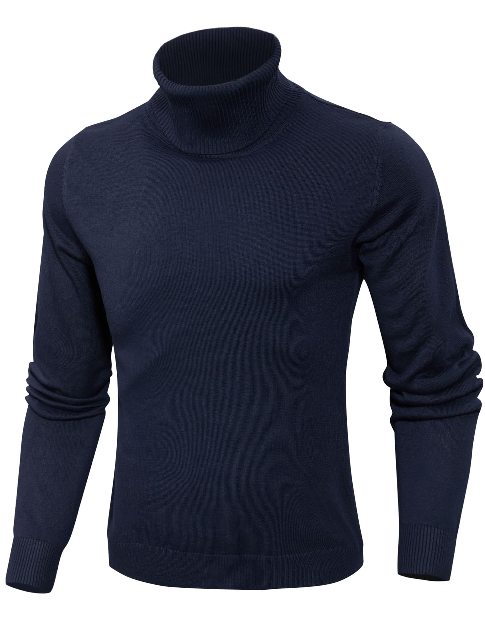 COLLUSION - Maglione Dolcevita In Maglia Fine Nero