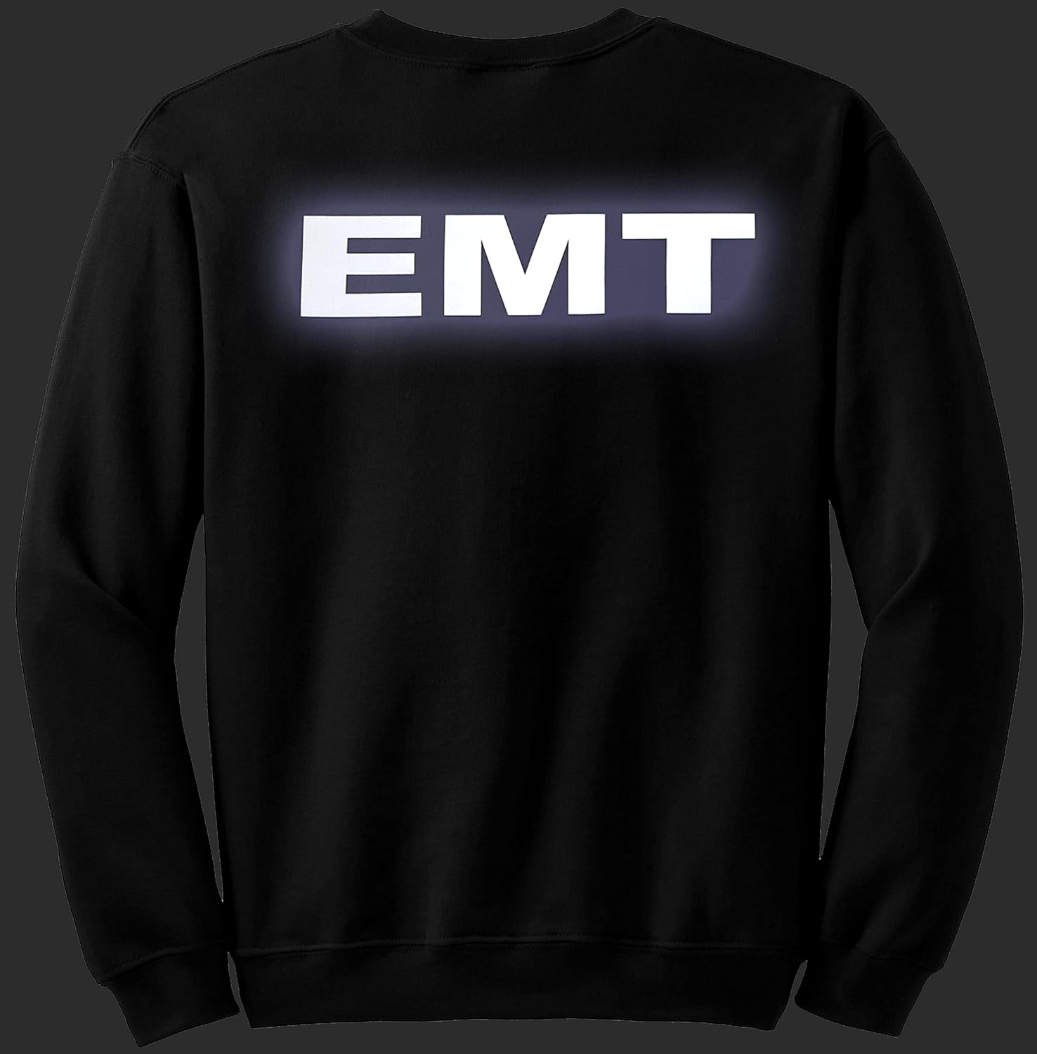 Smart People Clothing EMT Sweatshirt with Reflective Logo, Emergency Medical, First Responder