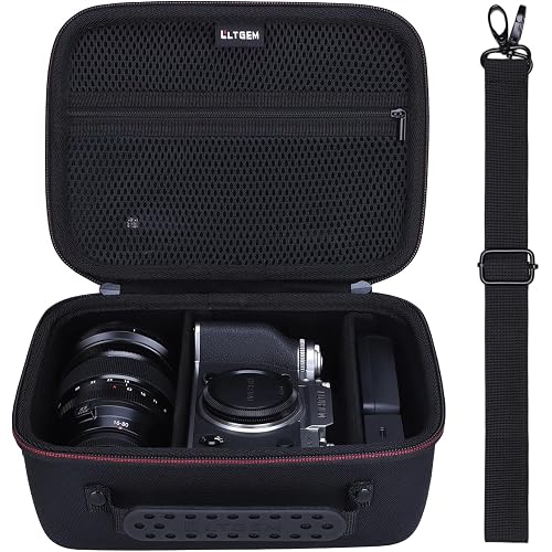 L LTGEM Case Compatible with Fujifilm X-T30 III/X-E5/X-M5/X-T5/X-T50/X-S20 Mirrorless Digital Camera, Lens and Accessories, Hard Travel Carrying Camera Case for Fujifilm X-T30 III