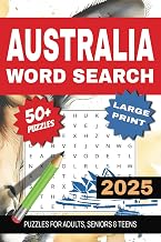 Australia Word Search Puzzle Book: Word Searches with Easy to Read print about Australia, Down Unter, Slang and More | 6x9 inches, 110 pages | 50+ ... and Free Times (Word Search Collection)