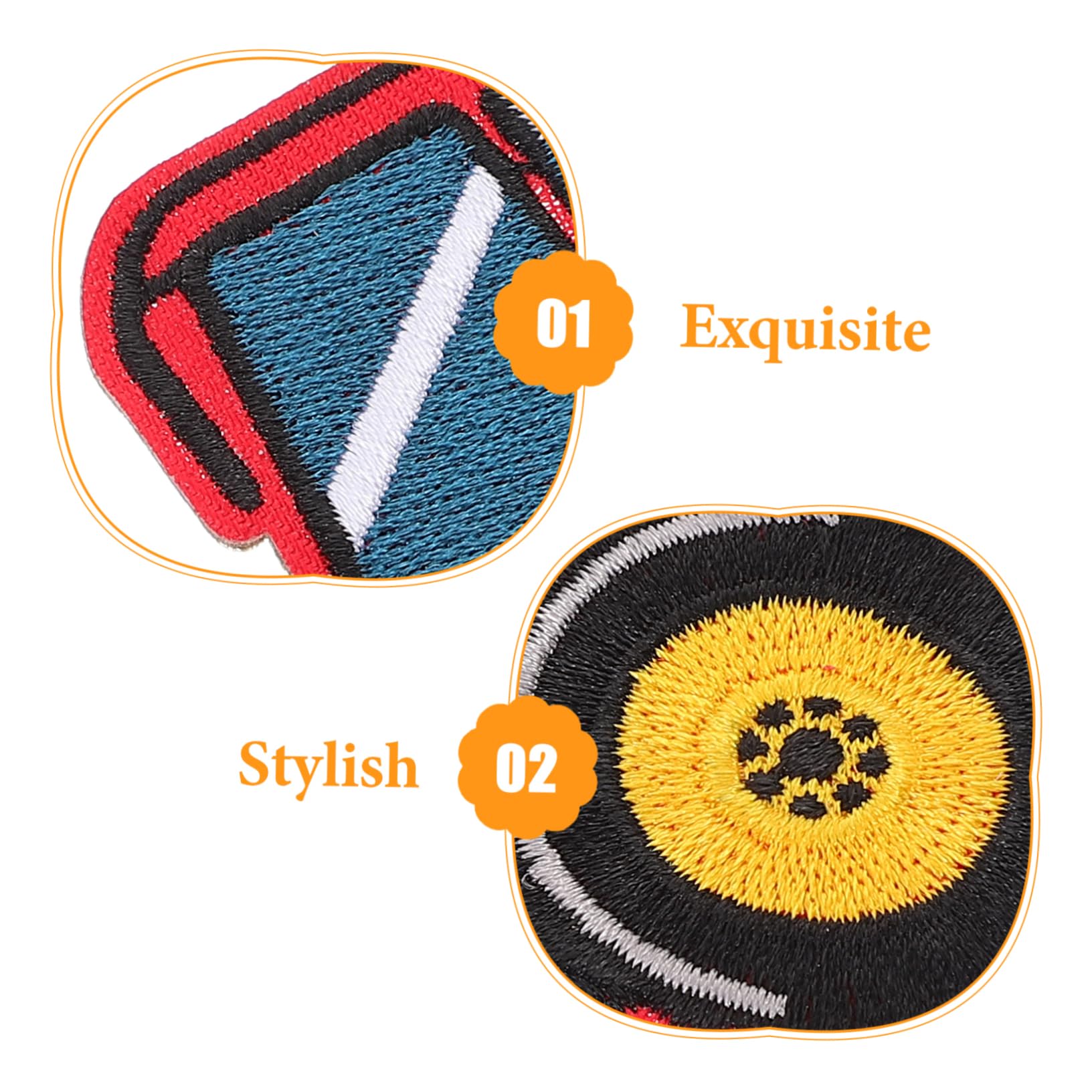 Lurrose 40stücke Teiliges Feuerwehr-baumwoll-patches Bunte Applikationen Aufnähen Für Jacken Kleidung Und -projekte Langlebig Und Hautfreundlich