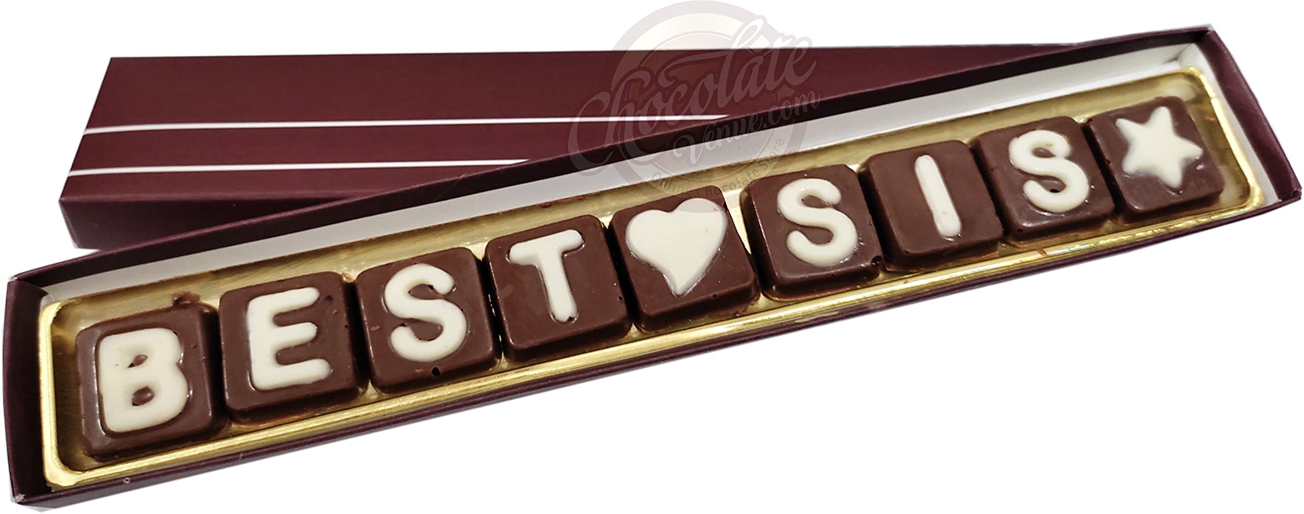 Fabbites Best Sis Chocolate Message for Rakshbandhan/Birthday