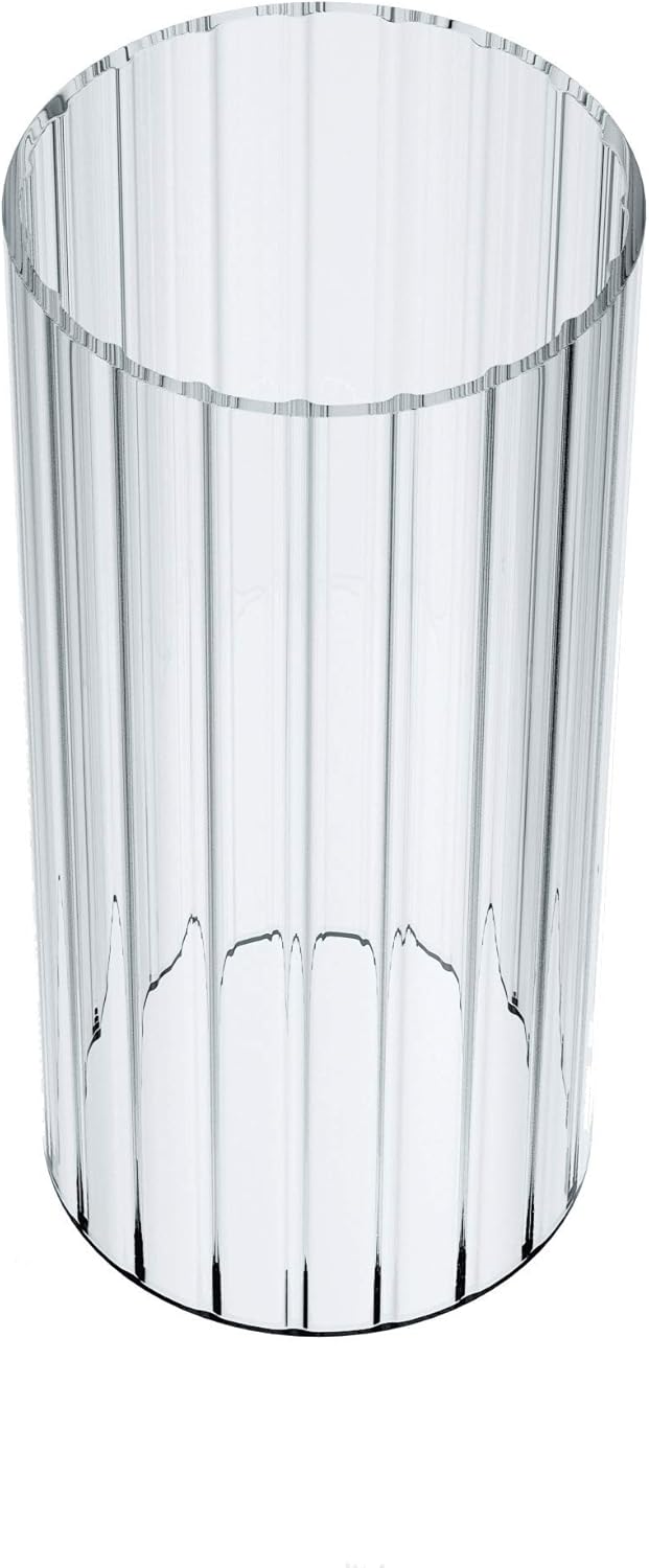 Glass Shade Straight Cylinder Glass Lamp Shade Replacement with Multiple Effects (Bubble Straight Cylinder)