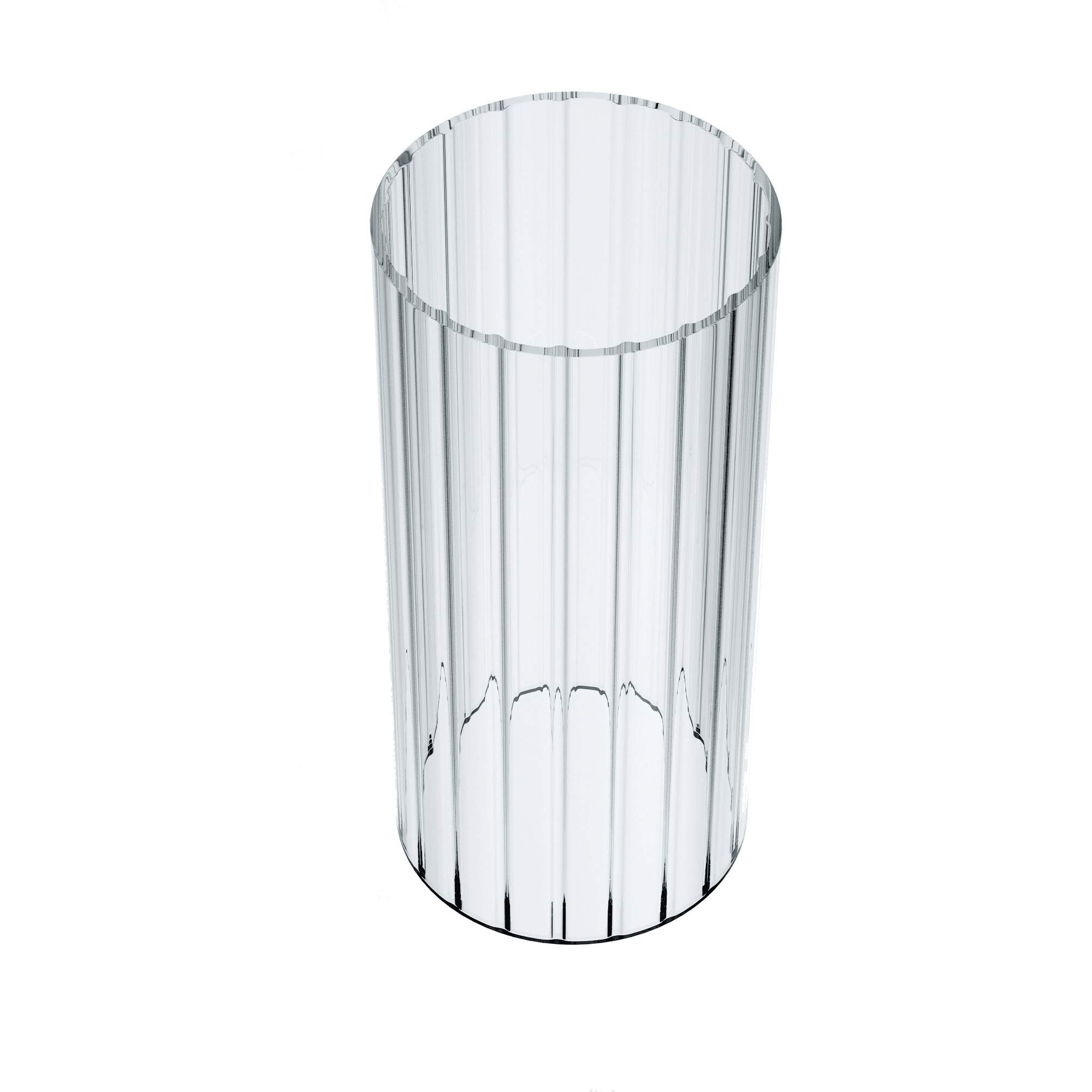 Sunwo Glass Shade Straight Cylinder Glass Lamp Shade Replacement