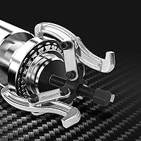 Vista 5 de DURATECH Extractor de engranajes de 3 mordazas de 3 pulgadas, herramienta de extracción para engranajes, poleas, rodamientos y volantes