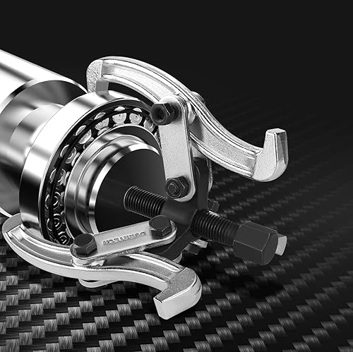 Miniatura 5 de DURATECH Extractor de engranajes de 3 pulgadas y 3 mandíbulas, herramienta de extracción para engranajes, poleas, rodamientos y volantes, totalmente