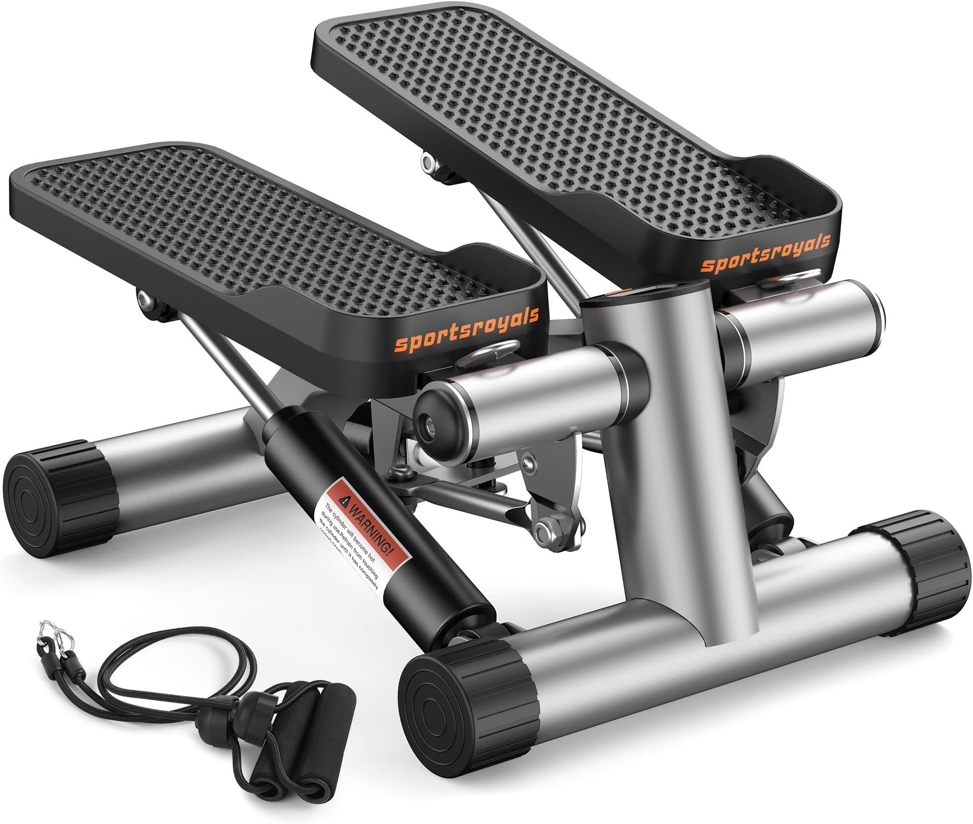 Stair Stepper for Exercises-Twist Stepper with Resistance Bands and 330lbs Weight Capacity