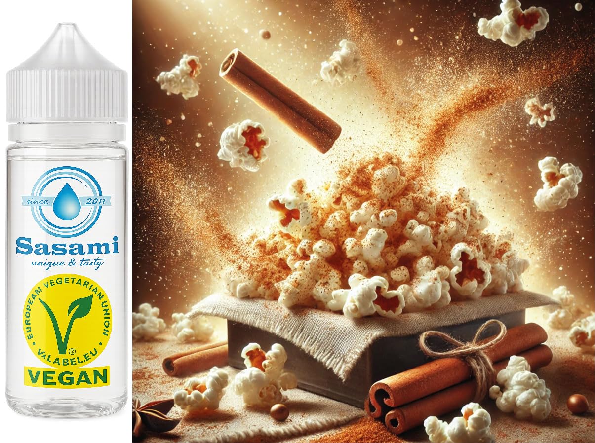 Popcorn Zimt Aroma Konzentrat - Vegan - Sasami - 100ml
