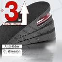 JERN® Unisex Height High Increase Shoe Insoles for Men Women Shoe Pad Lift Kit Air Cushion Heel Inserts (Half Insole, 2 Layer-5 cm) gallery image