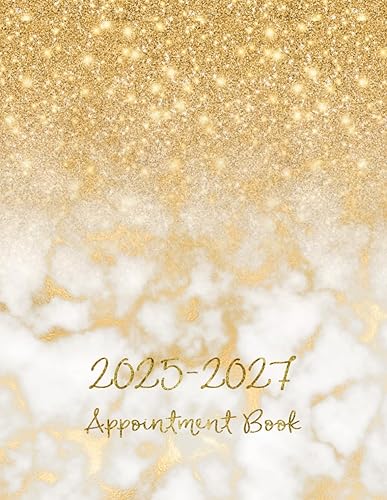 2025-2027 Appointment Book: 3 Years Weekly Booking for Salons, Hairdressers, Spa and Nail, Daily by 15 Minute Increment