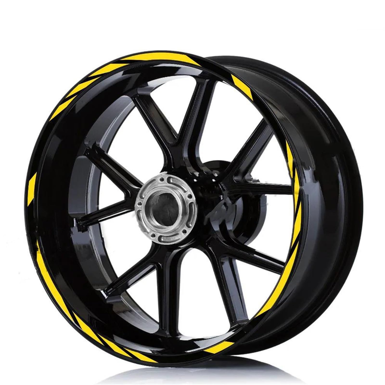 Stickers Motorcycle Wheel Stickers Stripes Reflective Rim for Hornet 250 600 900 CBR 400 650 1000 1100 CBR RR(Style 1)