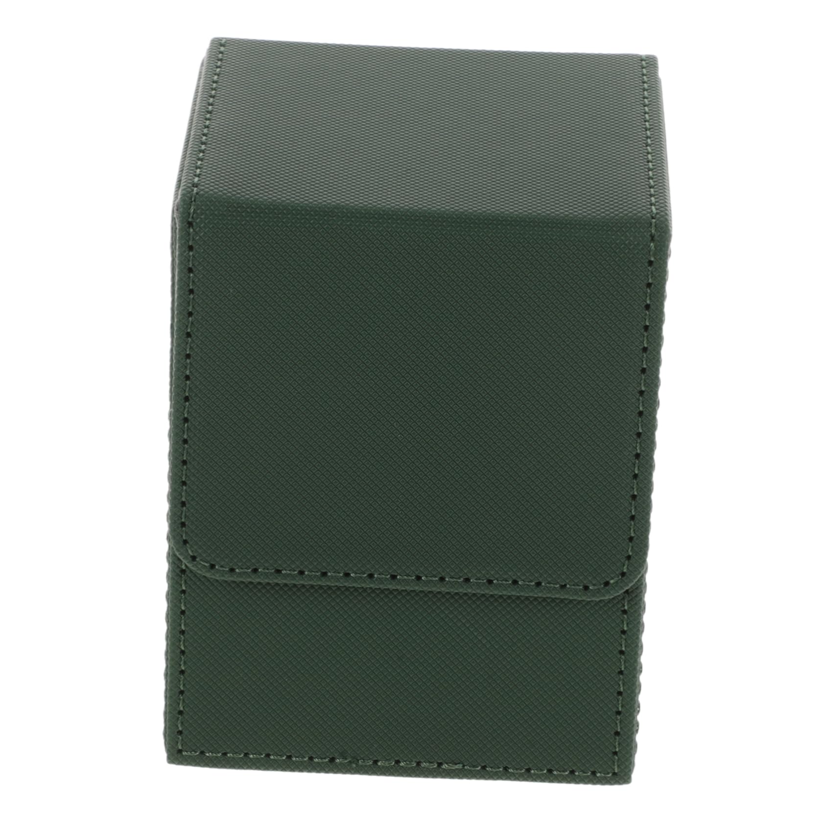 SUPVOX 2 Pz Scatola Porta Carte Porta Carte Da Gioco Mazzi Card Pu Organizer Caso Dell'unità Di Elaborazione Per La Casa Custodia Organizer Per Mazzi Green Flanella Resistente All'usura