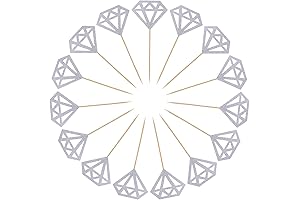 50 Pack Denim & Diamonds Cupcake Decorations