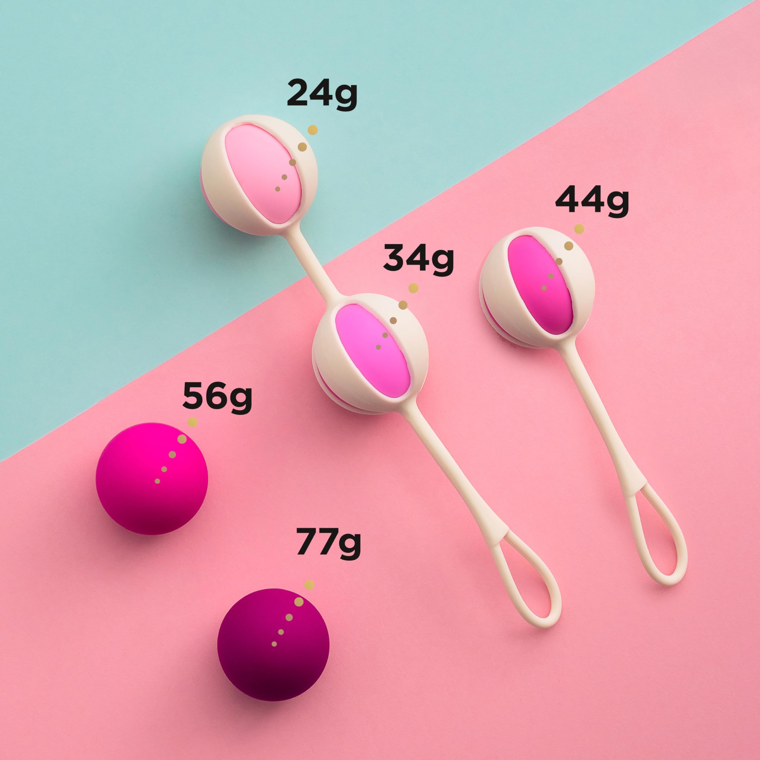 Gvibe - Boules de Geisha 3 Sucre Rose