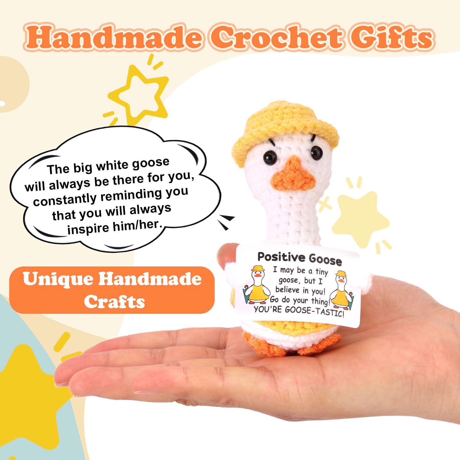TOYMIS Positive Crochet Goose - Image 4