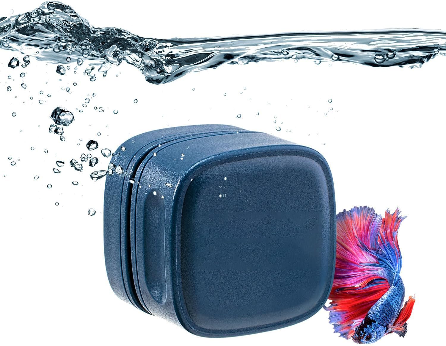 TERRIFI Aquarium Mini Magnetic Scrubber, Floating Algae Scraper and Scrubber, No-Scratch Magnet Brush for 0.4 Inch Thick Fish Tanks, Aquarium Cleaning Tool