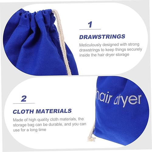 Miniatura 3 de Uonlytech Mochila negra de viaje para artículos de aseo personal, bolsa de maquillaje negra, bolsa de secador de pelo, bolsa de secador de pelo,