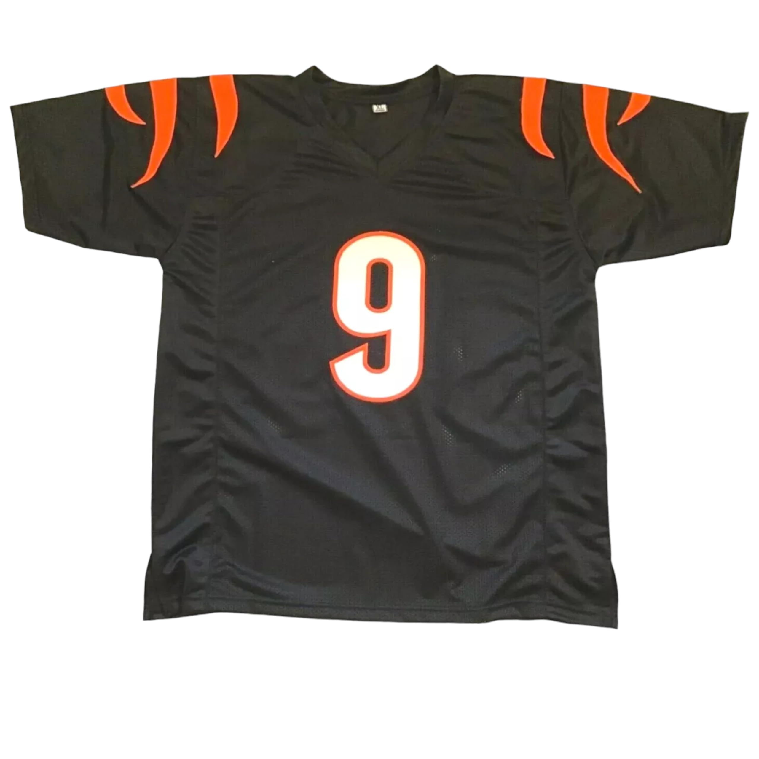 Joe Burrow Blaack Jersey Stitched Custom Football New No Brand/Logos Adult Sizes (US, Alpha, XX-Large, Regular, Regular, Black)