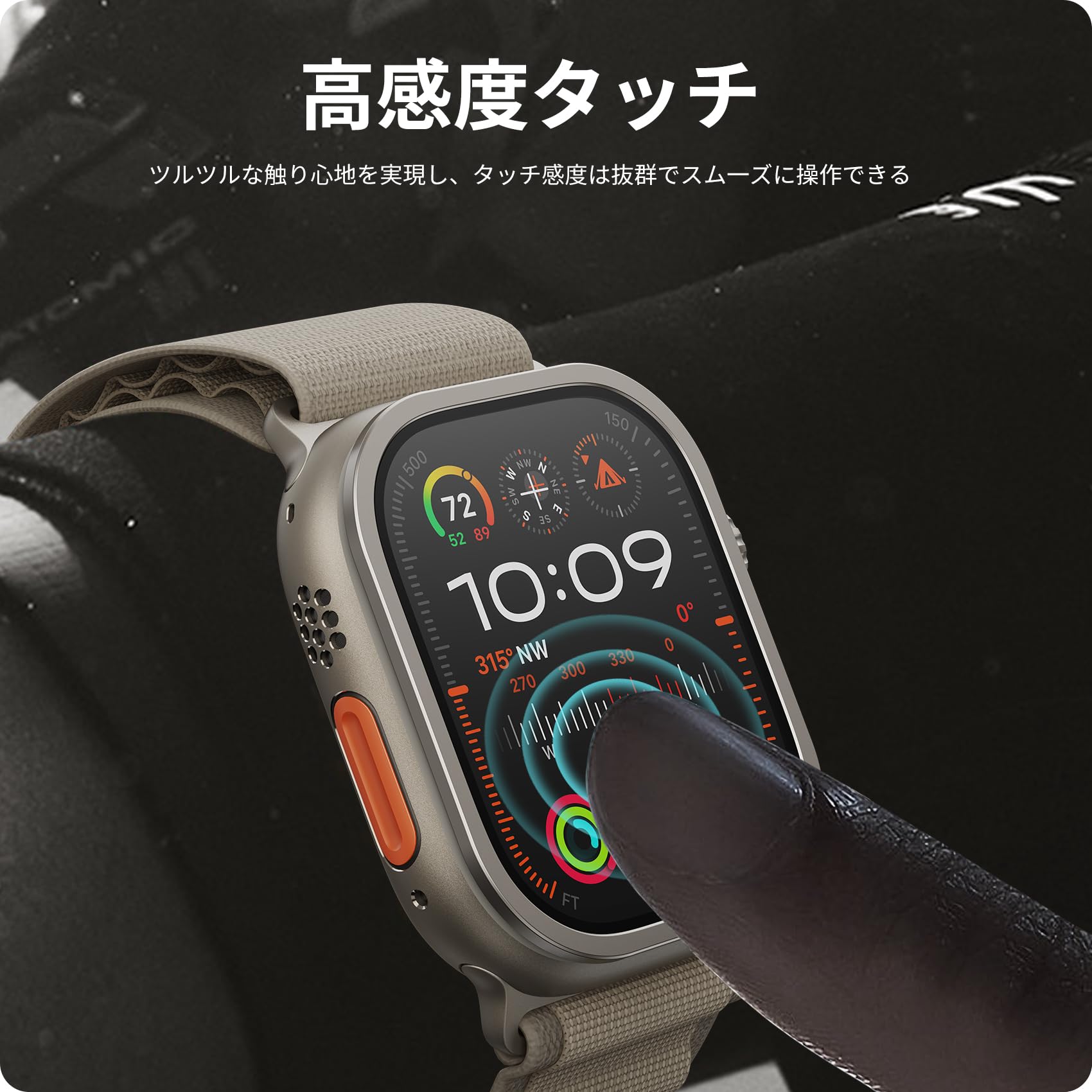 Amazon.co.jp: 【2枚組】NIMASO Apple Watch Ultra 2/1 49mm ガラス 