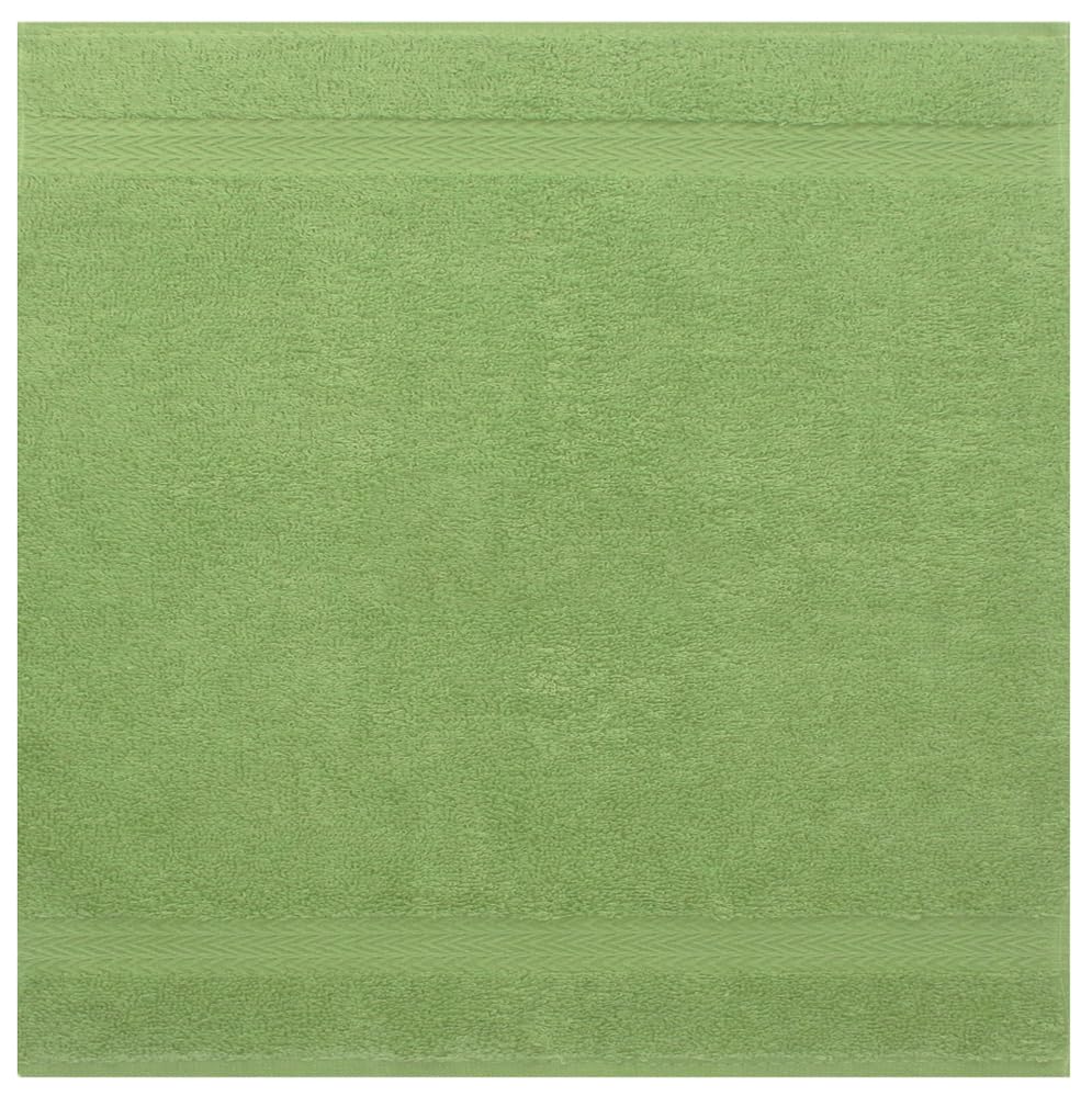Betz Seiftücher Set – 10 Stück, 100% Baumwolle, 30x30 Cm, Apfelgrün & Nussbraun